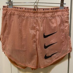 NIKE Pink Rose Running Shorts Womens